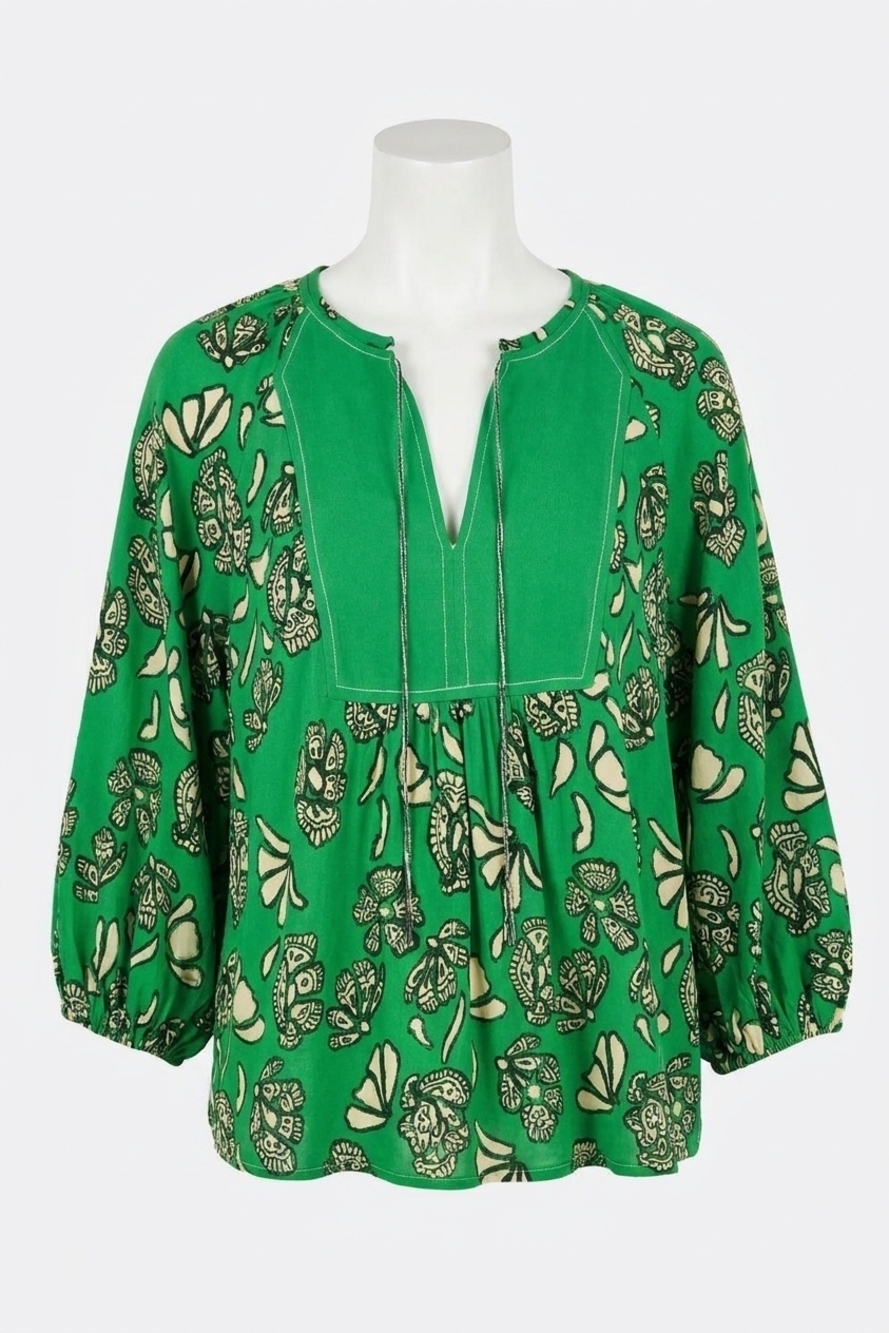NEW BA&SH aura blouse in vert